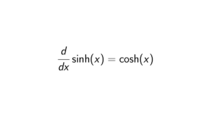 Read more about the article What is the Derivative of Hyperbolic Sine?