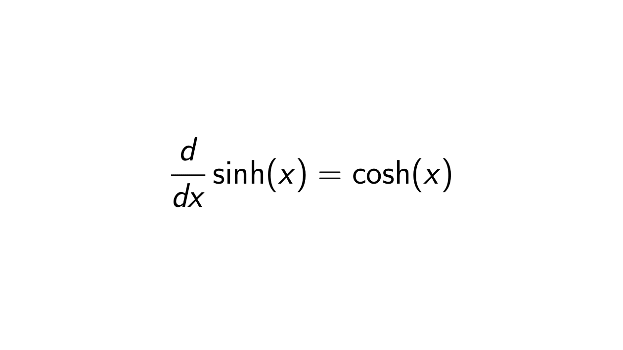 You are currently viewing What is the Derivative of Hyperbolic Sine?