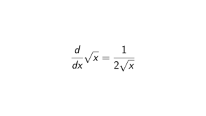 Read more about the article What is the Derivative of Square Root x?