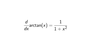 Read more about the article What is the Derivative of arctan(x)?