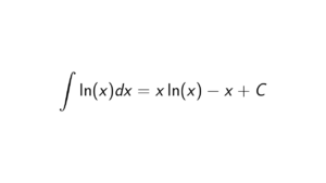 Read more about the article What is the integral of ln(x)?