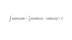 Read more about the article What is the integral of sin(ln(x))?