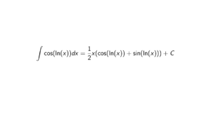 Read more about the article What is the integral of cos(ln(x))?