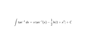 Read more about the article What is the integral of arctan(x)?
