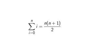 Read more about the article The Finite Sum Of Natural Numbers